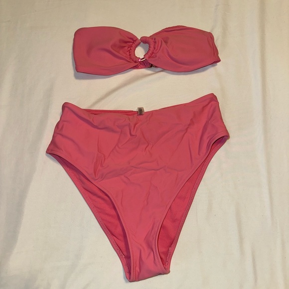 FOREVER 21 HIGH WAIST STRAPLESS BIKINI - Picture 1 of 7
